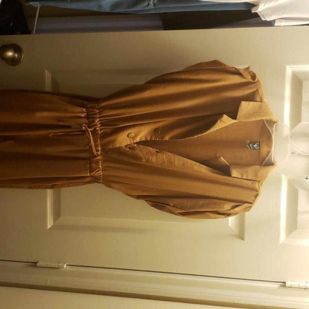 Cute tan pants romper